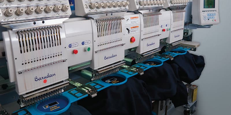 Enfield Safety's embroidery machines branding workwear gear